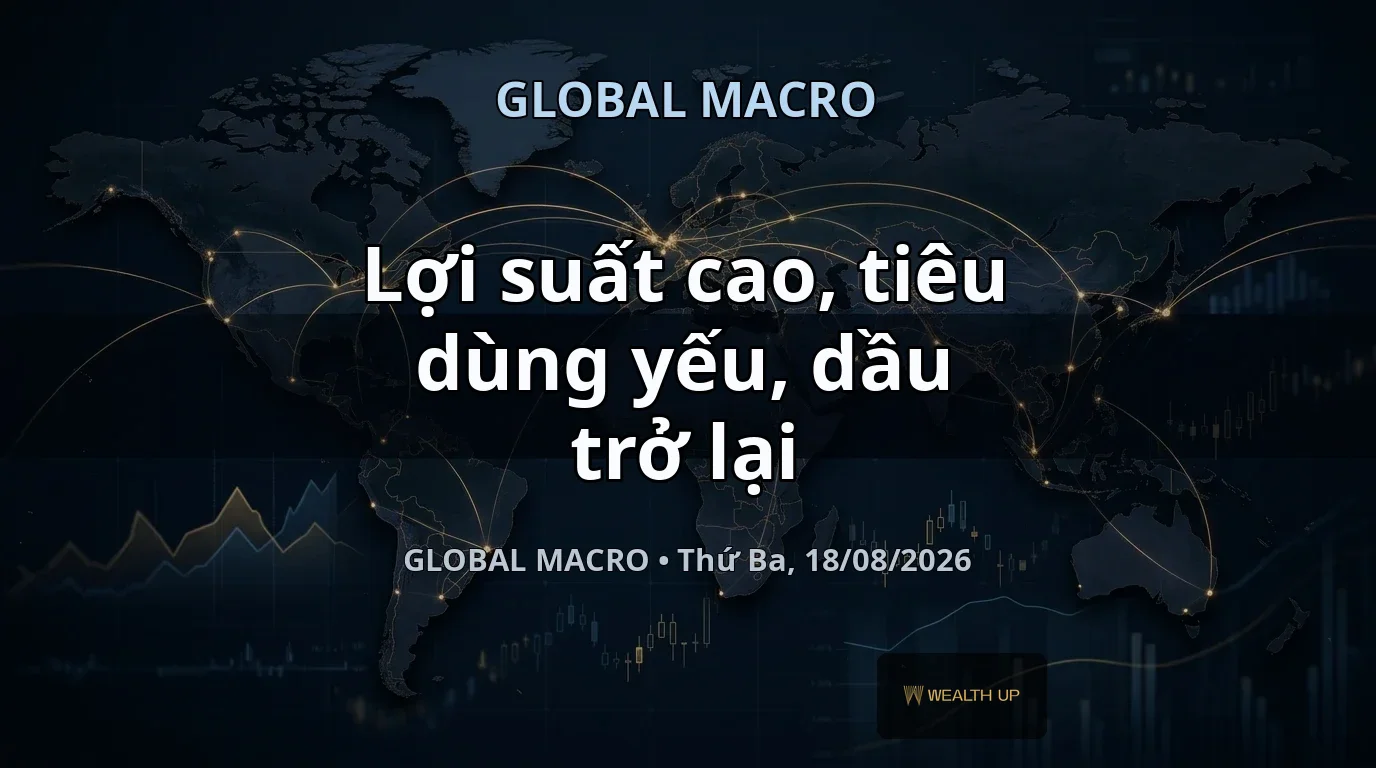 Global Macro 18/08/2026 — Lợi suất cao, tiêu dùng yếu, dầu trở lại