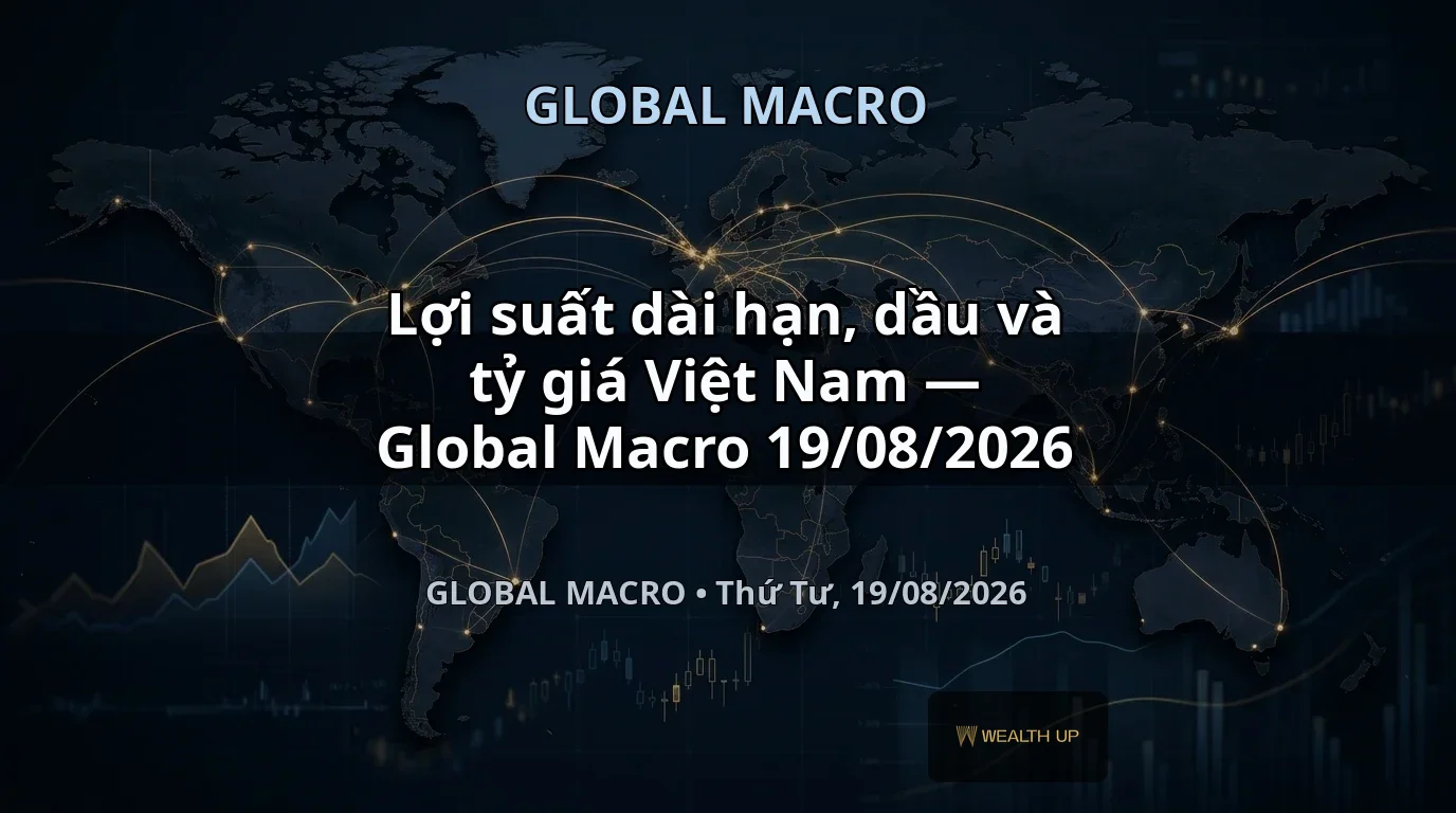 Lợi suất dài hạn, dầu và tỷ giá Việt Nam — Global Macro 19/08/2026