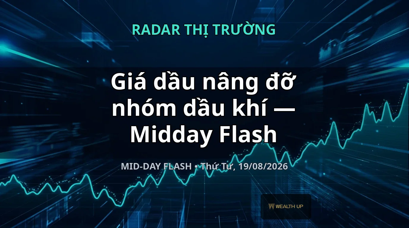 Giá dầu nâng đỡ nhóm dầu khí — Midday Flash