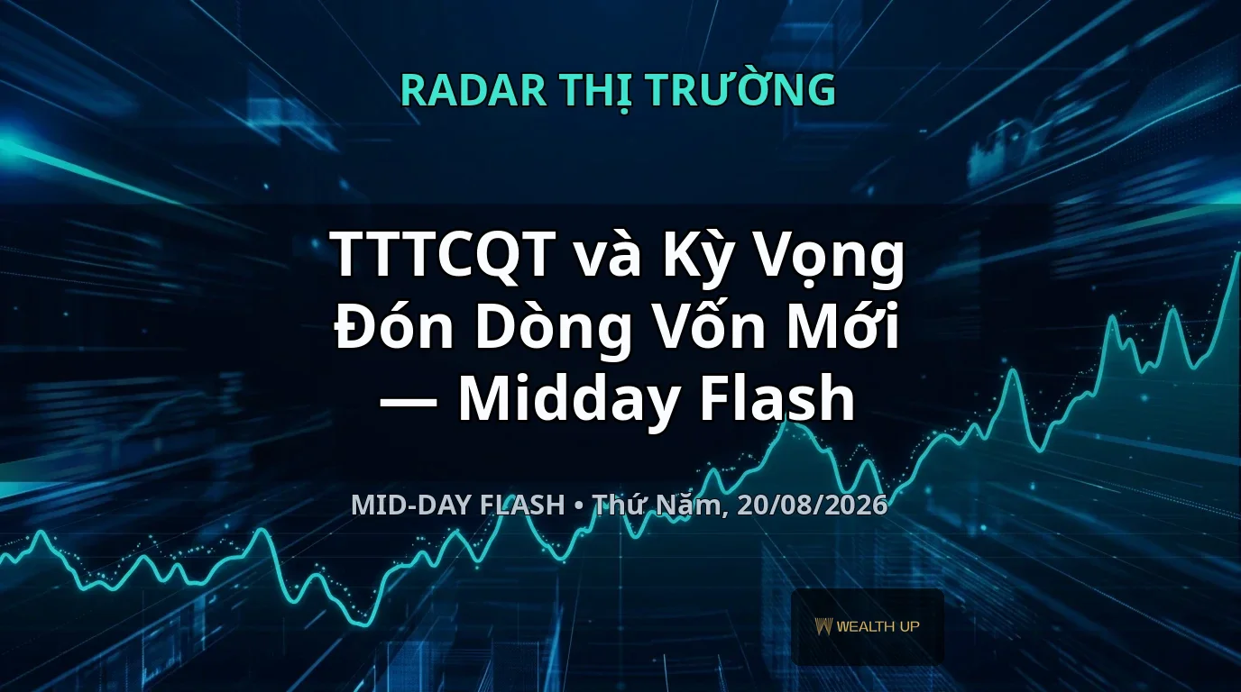 TTTCQT và Kỳ Vọng Đón Dòng Vốn Mới — Midday Flash