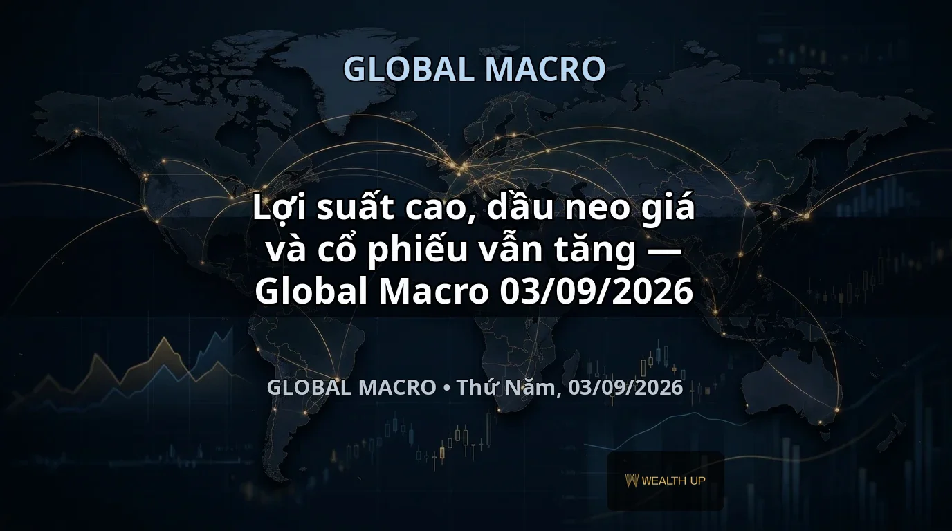 Lợi suất cao, dầu neo giá và cổ phiếu vẫn tăng — Global Macro 03/09/2026