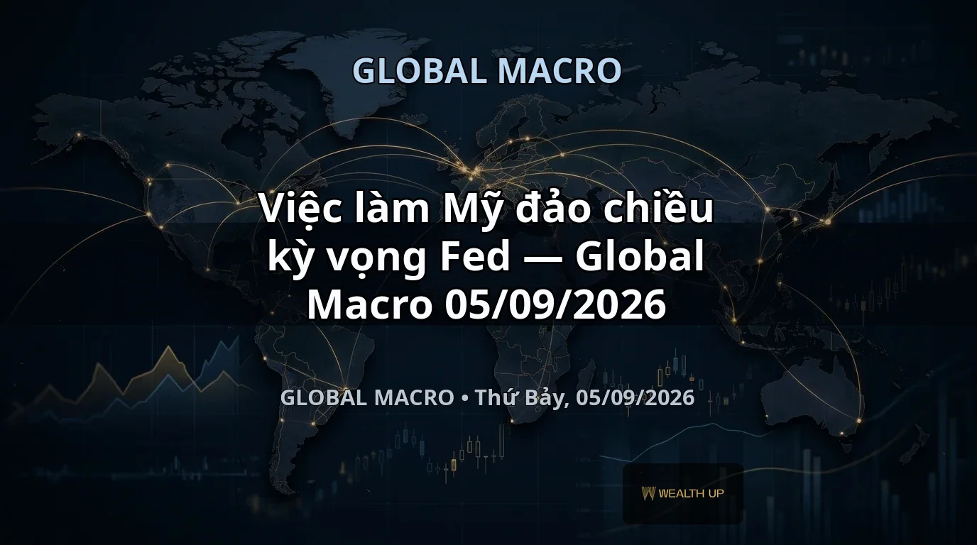 Việc làm Mỹ đảo chiều kỳ vọng Fed — Global Macro 05/09/2026