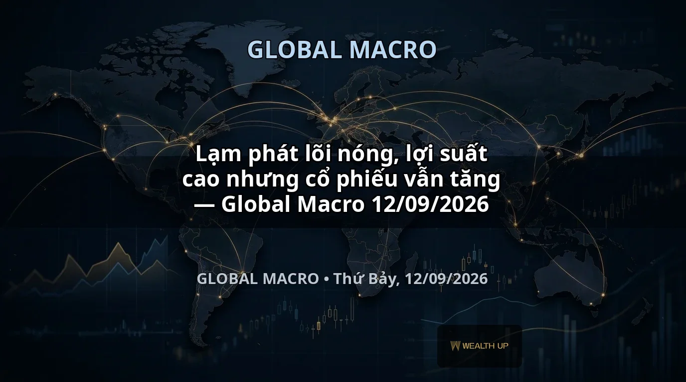 Lạm phát lõi nóng, lợi suất cao nhưng cổ phiếu vẫn tăng — Global Macro 12/09/2026