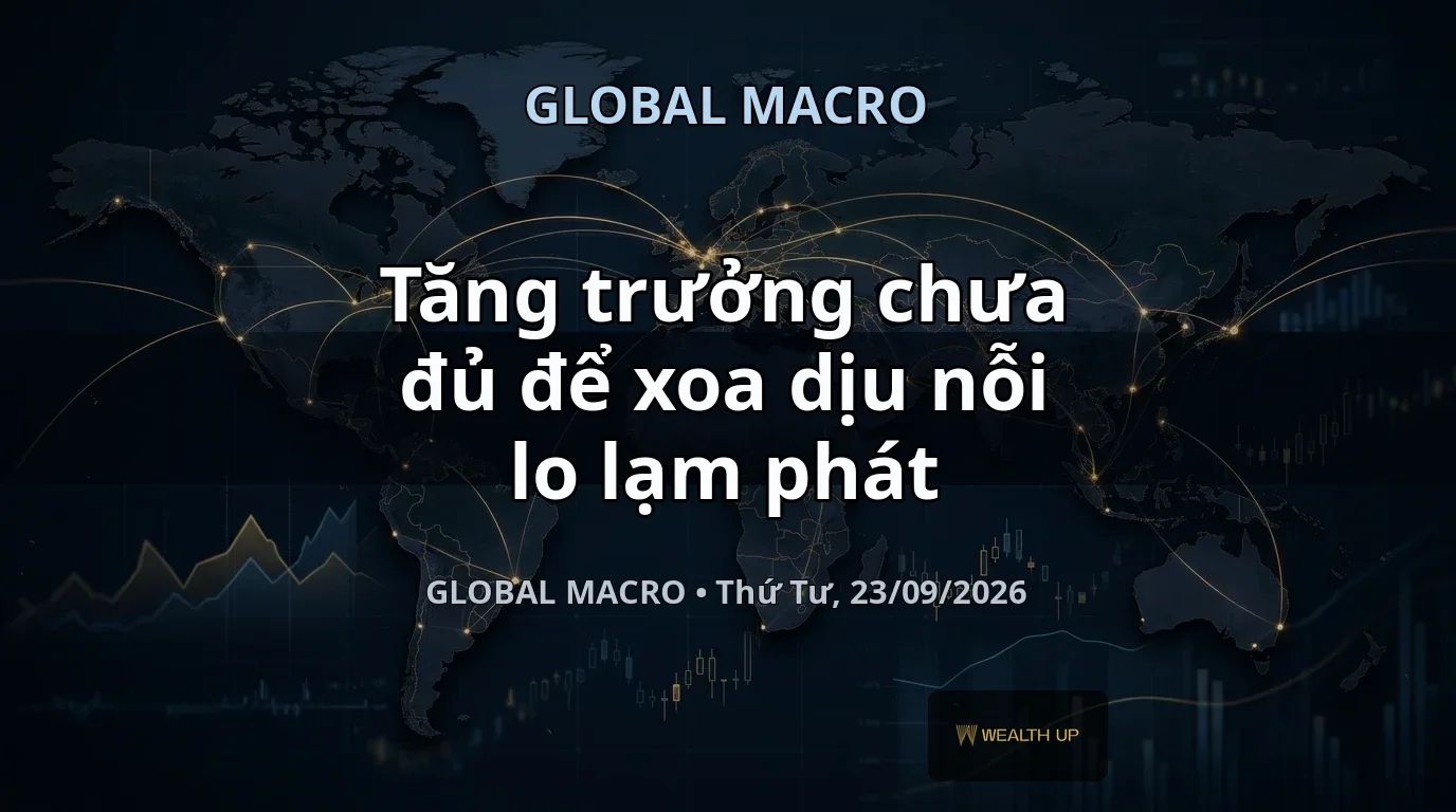 Tăng trưởng chưa đủ để xoa dịu nỗi lo lạm phát