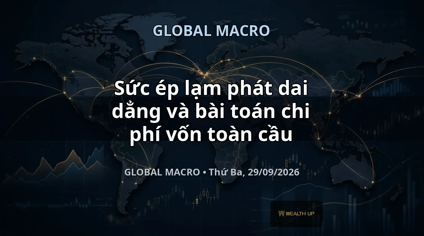 Sức ép lạm phát dai dẳng và bài toán chi phí vốn toàn cầu