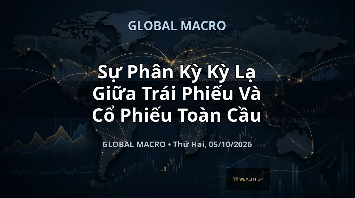 Sự Phân Kỳ Kỳ Lạ Giữa Trái Phiếu Và Cổ Phiếu Toàn Cầu