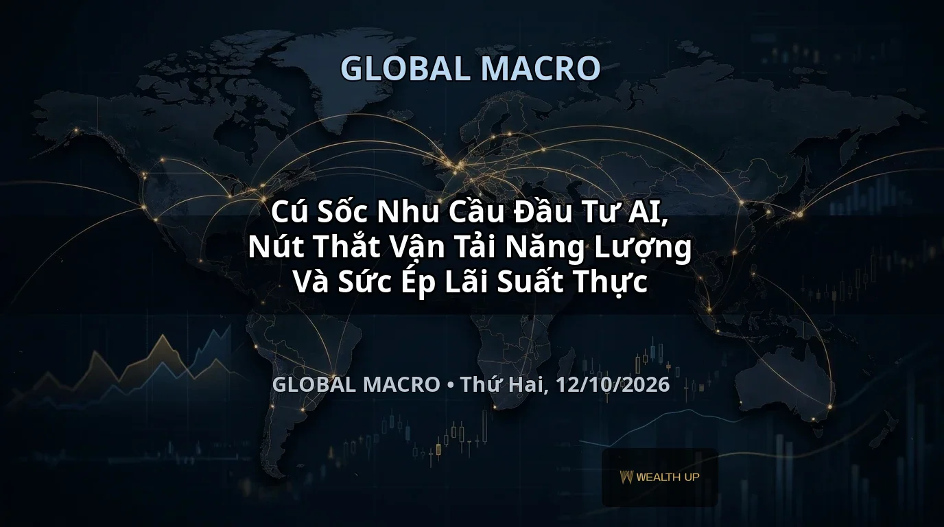 Cú Sốc Nhu Cầu Đầu Tư AI, Nút Thắt Vận Tải Năng Lượng Và Sức Ép Lãi Suất Thực