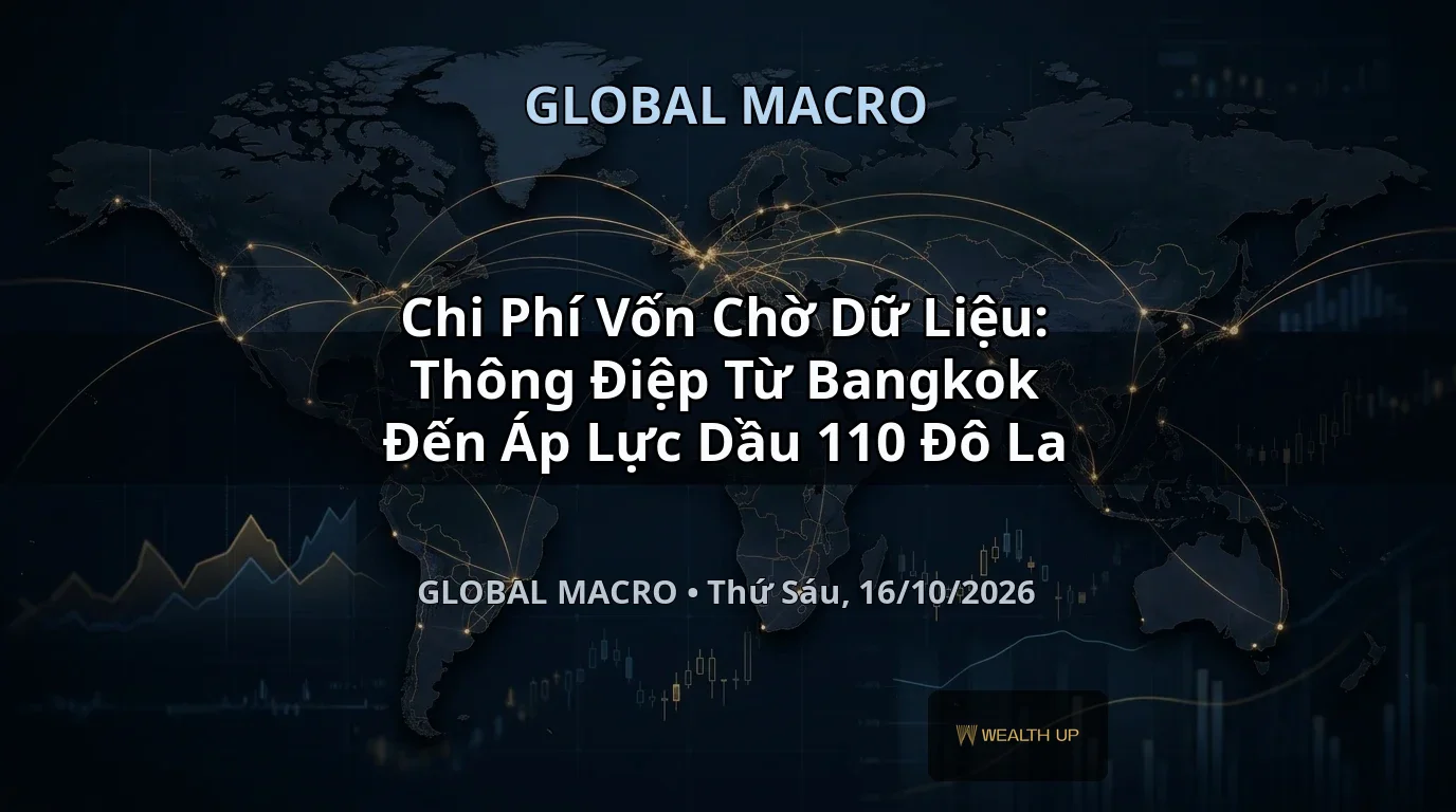Chi Phí Vốn Chờ Dữ Liệu: Thông Điệp Từ Bangkok Đến Áp Lực Dầu 110 Đô La