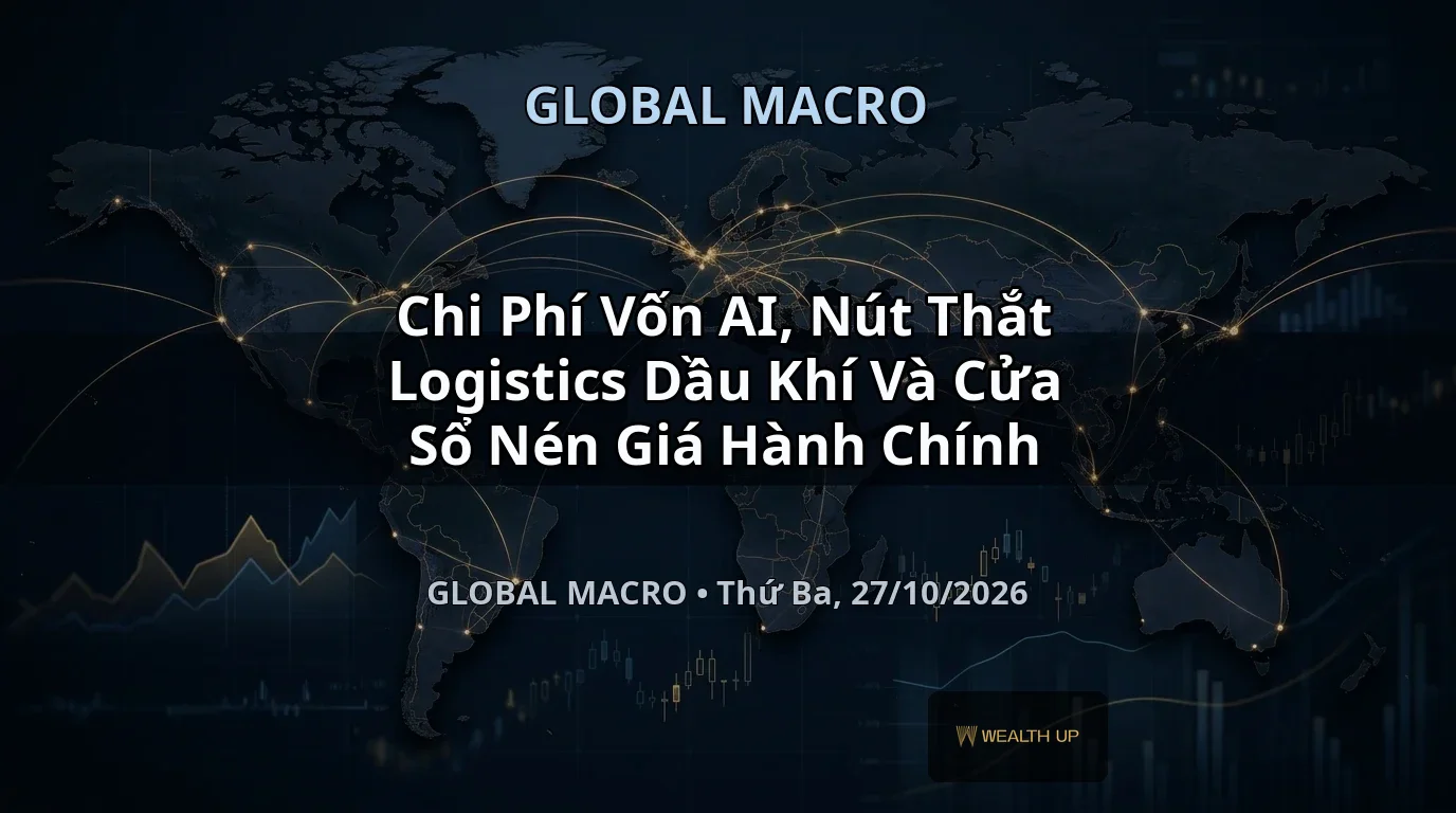 Chi Phí Vốn AI, Nút Thắt Logistics Dầu Khí Và Cửa Sổ Nén Giá Hành Chính